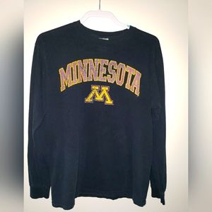 Gildan U of MN Long Sleeve Cotton Tee M